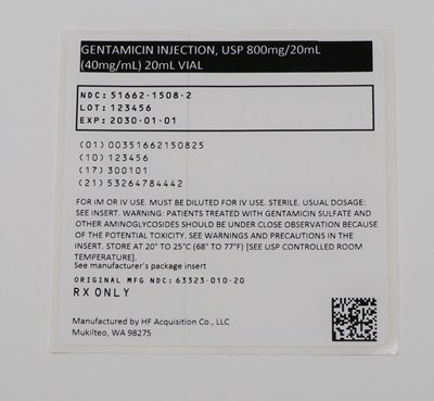 Pouch Labeling (51662 1508 2 Hf Pouch Label Image)